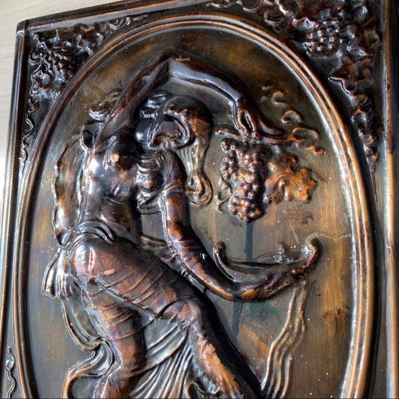 Andrew Herkommer European Antique Repousse Metal Wall Decor Vintage - Picture 2 of 8